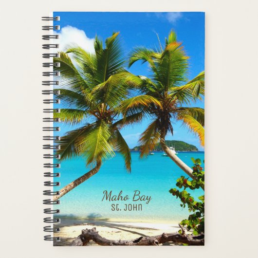 Maho Bay Beach - St John Day Planner Planer (Vorderseite)