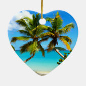 Maho Bay Beach St. John Ornaments Keramikornament (Hinten)