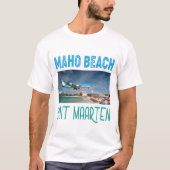 Maho Beach, Sint Maarten T-Shirt (Vorderseite)