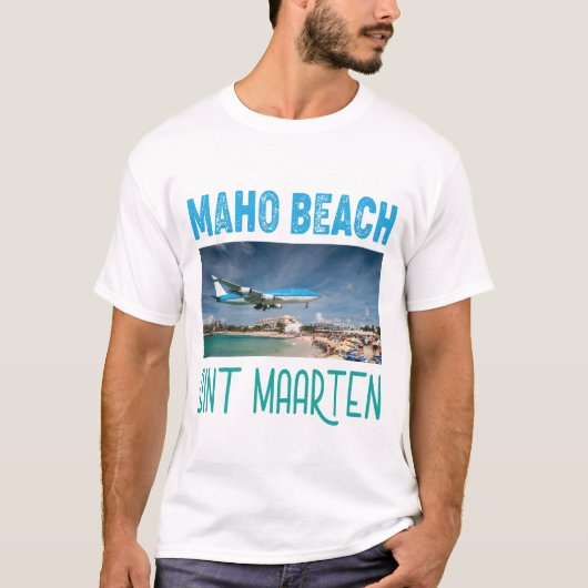Maho Beach, Sint Maarten T-Shirt (Vorderseite)