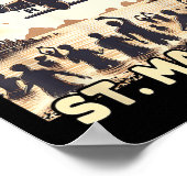 Maho Beach St. Maarten Poster (Ecke)