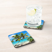 Maho Bucht-Strand-Johannes-Untersetzer - Set 6 Getränkeuntersetzer (Rechte Seite)