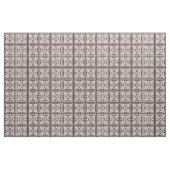 Mahogany Acorn und Leaf Tile Design Stoff (Fat Quarter (45,7 x 55,9 cm))