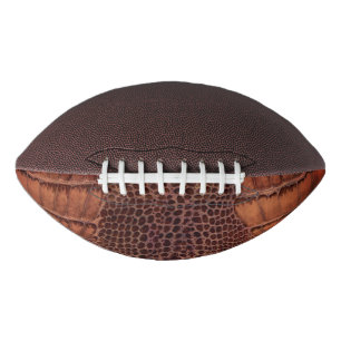 Mahogany Alligator Classic Reptile Leder (Imitate) Football