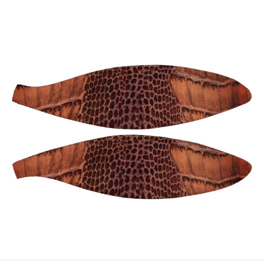 Mahogany Alligator Classic Reptile Leder (Imitate) Mini Basketball (Panele)