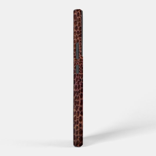 Mahogany Alligator Classic Reptile Leder (Imitate) Samsung Galaxy Hülle (Rechte Seite)