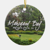 Mahogany Bay, Roatan, Honduras Keramik Ornament (Vorne)