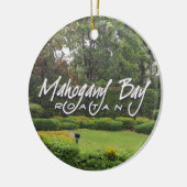 Mahogany Bay, Roatan, Honduras Keramik Ornament (Links)