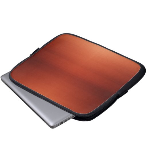 Mahogany Brushed Metal Laptopschutzhülle (Vorne Knopf)