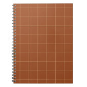 Mahogany Checkered-Notebooks Notizblock (Vorderseite)