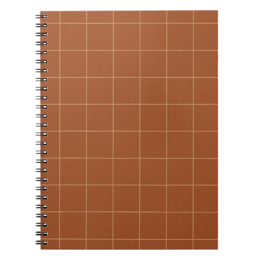 Mahogany Checkered-Notebooks Notizblock (Vorderseite)