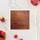 Mahogany-Holzfläche Serviette (Beispiel)