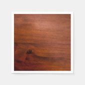 Mahogany-Holzfläche Serviette (Vorderseite)