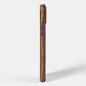 Mahogany Imitats Holzkörner kundenspezifisch Case-Mate iPhone Hülle (Rückseite / Rechts)