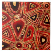 Mahogany Red Marble Zellen Fliese (Vorderseite)