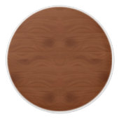 Mahogany Red Wood Grain Illustration Keramikknauf (Vorderseite)