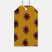 Mahogany Sunflower Geburtstag Geschenkanhänger (Rückseite)