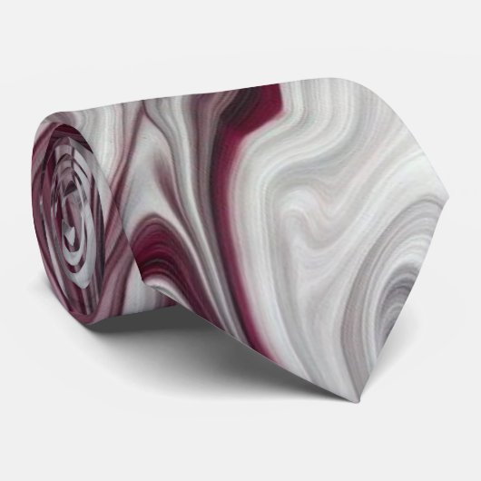 Mahogany Swirl Krawatte (Gerollt)