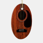 Mahogany Top Acoustic Guitar Keramikornament (Rechts)