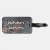 Mahogany wood background used look gepäckanhänger (Rückseite horizontal)