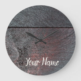 Mahogany wood background used look große wanduhr