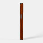 Mahogany Wood Pattern iPhone 15 Hülle (Rechte Seite)