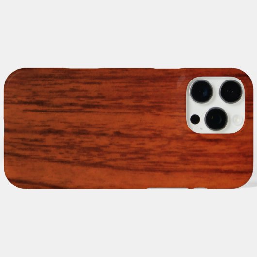 Mahogany Wood Print Case-Mate iPhone Hülle (Rückseite (Horizontal))
