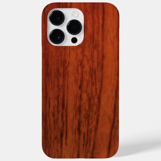 Mahogany Wood Print Case-Mate iPhone Hülle (Rückseite)