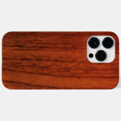 Mahogany Wood Print Case-Mate iPhone Hülle (Rückseite (Horizontal))