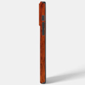 Mahogany Wood Print Case-Mate iPhone Hülle (Rückseite / Links)