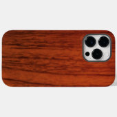 Mahogany Wood Print Case-Mate iPhone Hülle (Rückseite (Horizontal))