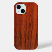 Mahogany Wood Print Case-Mate iPhone Hülle (Rückseite)