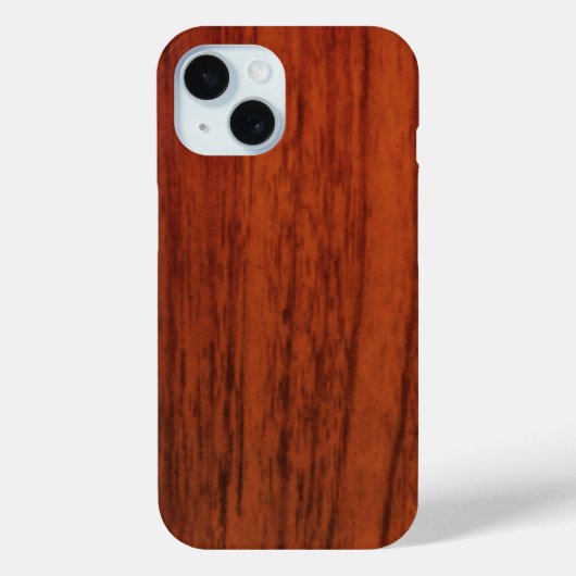Mahogany Wood Print Case-Mate iPhone Hülle (Rückseite)