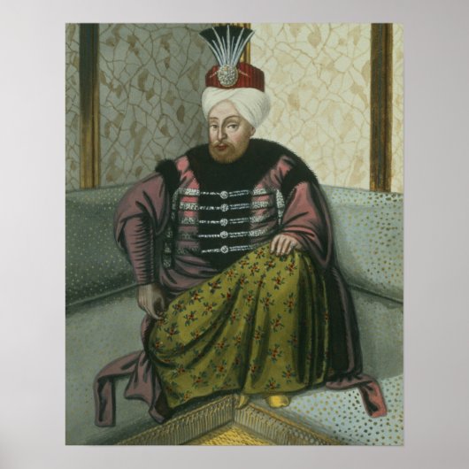 Mahomet (Mehmed) IV (1642-93) Sultan 1648-87, aus Poster (Vorne)
