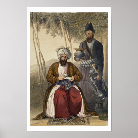 Mahommed Naib Shurreef, ein gefeierter Kuzzilbach Poster (Vorne)