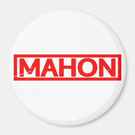 Mahon Briefmarke Magnet (Vorne)