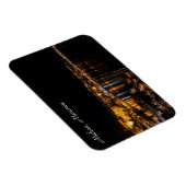 Mahon Hafen am Abend - Menorca, Spanien Magnet (Rechte Seite)