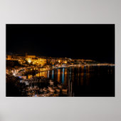 Mahon Hafen am Abend - Menorca, Spanien Poster (Vorne)