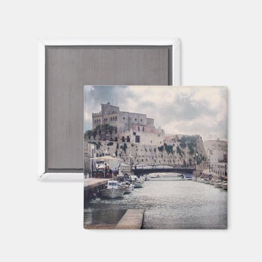 Mahon, Menorca Magnet (Vorderseite/Rückseite)