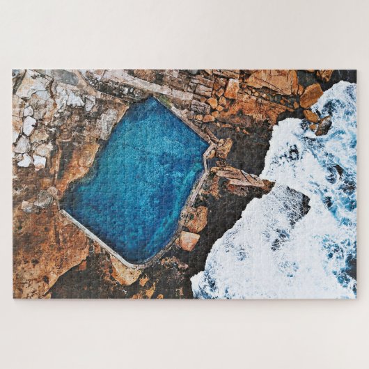Mahon Pool Maroubra Beach Sydney Aerial Puzzle (Horizontal)