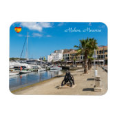 Mahon und Paseo maritimo - Menorca, Spanien Magnet (Horizontal)