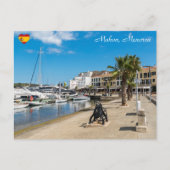 Mahon und Paseo maritimo - Menorca, Spanien Postkarte (Vorderseite)