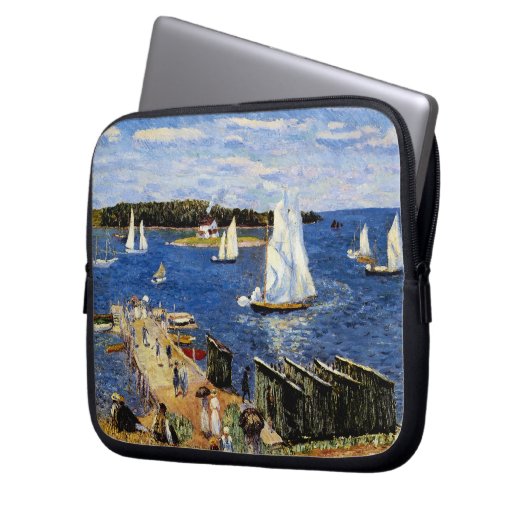 Mahone Bay von William Glackens Laptopschutzhülle (Vorderseite Links)