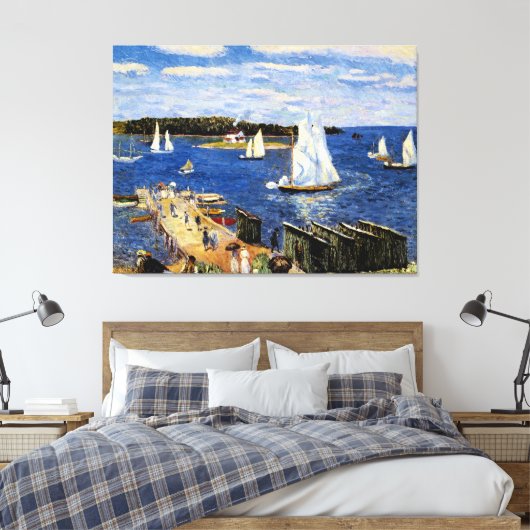 Mahone Bay von William Glackens Leinwanddruck (Insitu (Schlafzimmer))