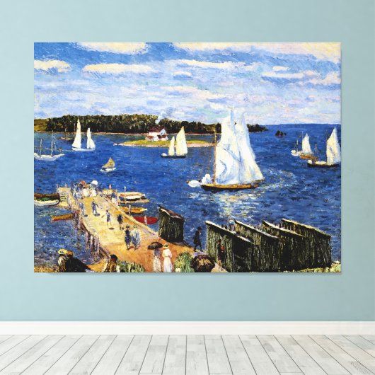 Mahone Bay von William Glackens Leinwanddruck (Insitu (Holzboden))