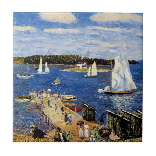 Mahone Bucht durch William Glackens Fliese (Vorderseite)