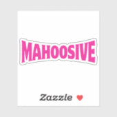 MAHOOSIV AUFKLEBER (Blatt)