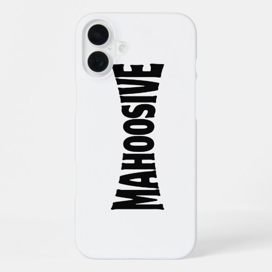 MAHOOSIV iPhone HÜLLE (Rückseite)