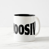 MAHOOSIV ZWEIFARBIGE TASSE (VorderseiteRechts)