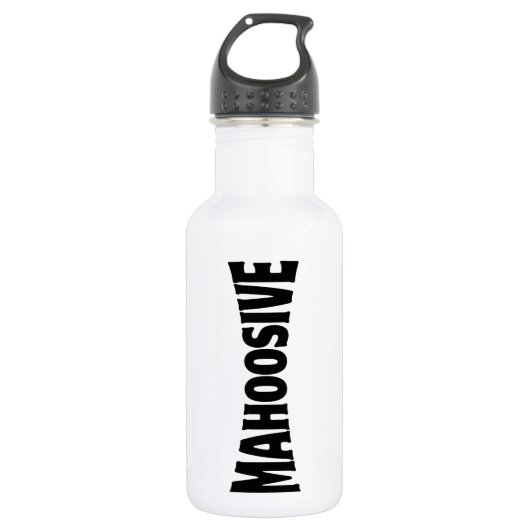 MAHOOSIVE EDELSTAHLFLASCHE (Vorderseite)